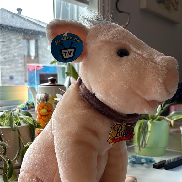 Vintage 1998 talking Babe in the big cityPlush Toy with mice - Picture 4 of 6